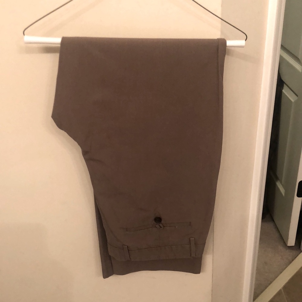 Tan w/pinstripes pants